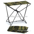 Foldable chair compartments black camo fishing seat beach stool outdoor sports
